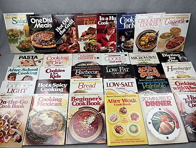 #ad Better Homes and Gardens Cookbooks Illustrated Huge Lot of 32 $57.50