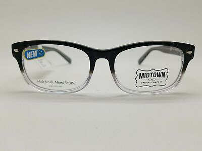 #ad #ad 1 Unit New Midtown Optical Company Black Eyeglass Frame 52 16 145 #279 $54.00