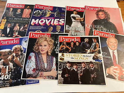 #ad PARADE MAGAZINE: 12 ISSUES: 2020 #x27;21 amp; 2022: TOM HANKS QUEEN LATIFAH amp; OTHERS $15.95
