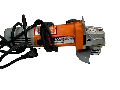 #ad CHICAGO ELECTRIC POWER TOOLS ITEM 91222 4 ANGLE GRINDER DOUBLE INSULATED $38.49