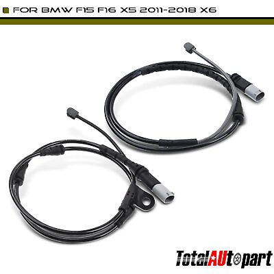 #ad 2Pcs Disc Brake Pad Wear Sensor for BMW F15 E70 X5 E71 E72 F16 X6 Front amp; Rear $13.59