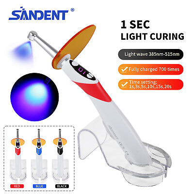 #ad Dental Cordless LED Curing light Lamp 1 Sec Resin Cure 2500MW 5W Fit WOODPECKER $69.90