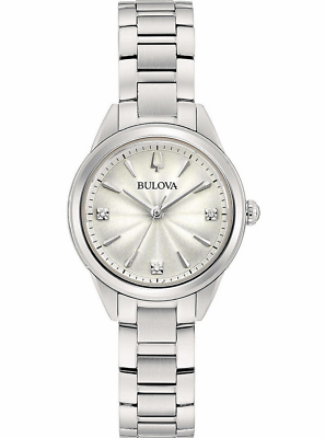 #ad Bulova Classic Silver Dial Sutton Women#x27;s Watch Watch 96P219 $124.99