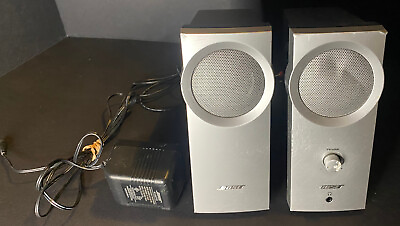 #ad Bose Companion 2 Computer Speakers System w Cables Works Read Desc $13.99