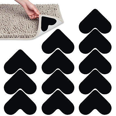 #ad Heart shape Anti Slip Rug Grips For Carpeted Floor Reusable Washable Carpet Tape $9.37