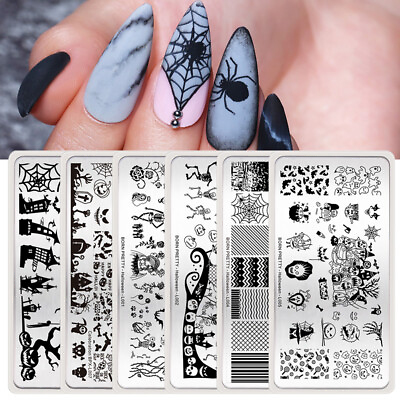 #ad BORN PRETTY Nail Art Stamping Plates Animals Halloween Flower Xmas Image Tools $1.69