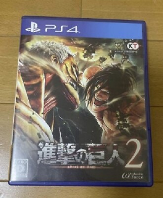 #ad USED PS4 PlayStation 4 Attack on Titan 2 Action 2018 ship from JAPAN w tracking# $38.32