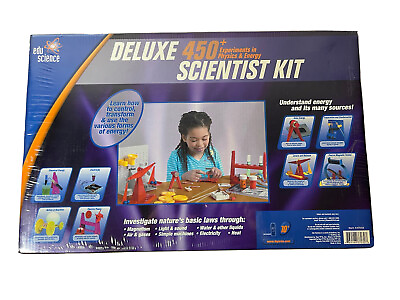 #ad Deluxe Physics amp; Energy 450 Experiments Scientist Kit Science Fair Project NEW $19.75