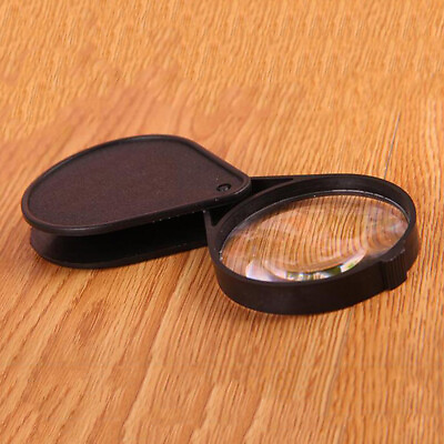 #ad Compact Magnifier Hand Magnifying Glass for Reading the Newspaper Easy to Carry $8.20