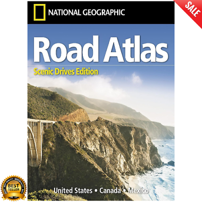 #ad Rand Mcnally USA Road Atlas 2023 BEST Large Scale Travel Maps United States NEW $13.22
