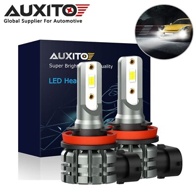 #ad AUXITO 2x H8 Brand NEW LED Bulbs Error Free 120W Headlight Super Bright white UK GBP 19.99