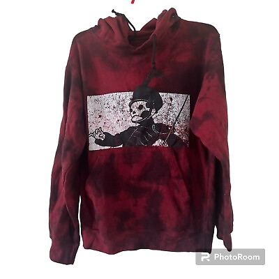 #ad My Chemical Romance Band Hoodie Sweatshirt Red Parade Tie Dye Size Small $16.97