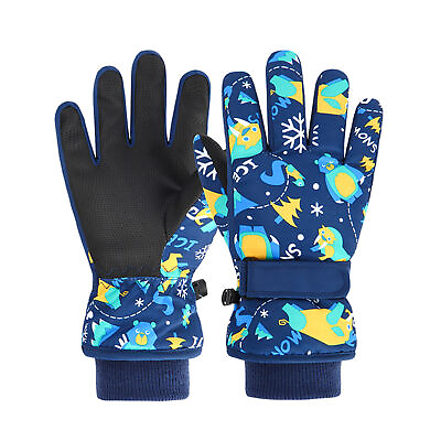 #ad 1 Pair Snowboard Gloves Windproof Keep Warm Boys Girls Winter Gloves Lightweight $13.40