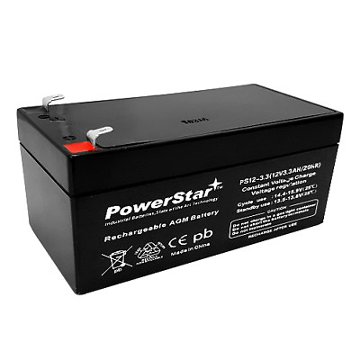#ad Battery 12V 3.4AH SLA Battery Replaces wp3 12 bp3 12 pc1230 *FAST USA SHIP $21.50