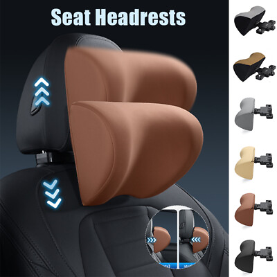 #ad Car Seat Headrest Mechanically Pillow Neck Adjustable Rest Memory Sleep Cushion $43.49