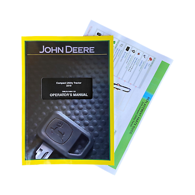 #ad JOHN DEERE 2210 TRACTOR OPERATORS MANUAL BONUS $65.00