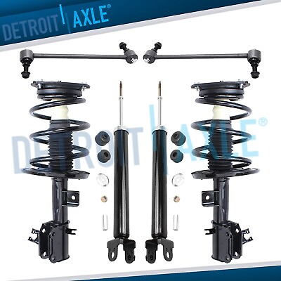 #ad Front Struts Rear Shock Absorbers Sway Bar Links for 2009 2014 Nissan Maxima $217.32