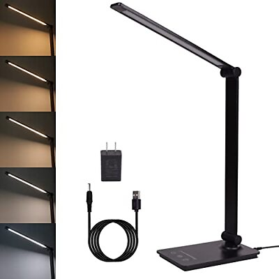 #ad Led Desk Lamp Touch Desk Lamps With Full Dimming 5 Color Modes Adjustable Arm Au $26.05