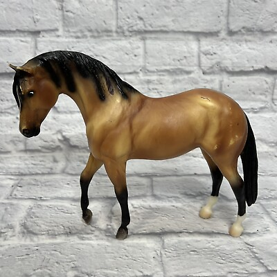 #ad Breyer Traditional Foundation Stallion Horse with Saddle Let’s Go Riding #1410 $22.95