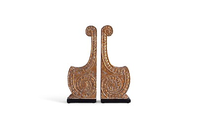 #ad Bliss Studio Gold Scroll Bookends $444 $200.00