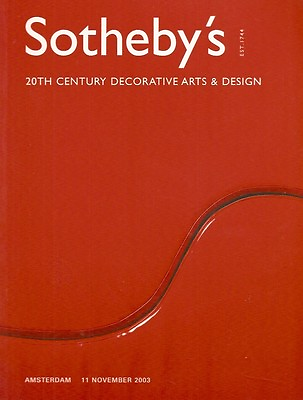 #ad Sotheby#x27;s 20th Century Decorative Arts amp; Design Amsterdam Auction Catalog 2003 $19.95