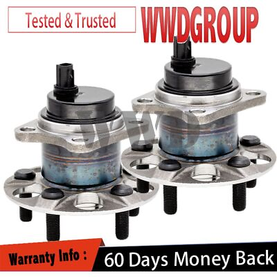 #ad Pair Rear Wheel Bearing and Hub Assembly For 2010 2015 Toyota Prius 512505 $69.99