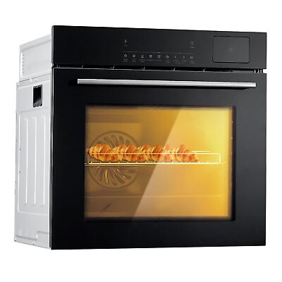 #ad Stainless Steel 24quot; Electric Single Wall Oven 3000W 2.5Cu.Ft Large Capacity $482.29