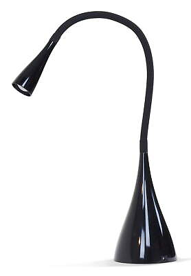 #ad Watt Black LED Gooseneck Desk Lamp $22.47