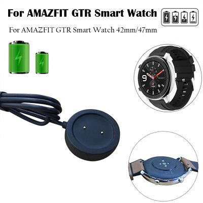 #ad B Fast Charging Charger Charging Dock For AMAZFIT GTR 47mm:42mm Smart Watch Home $6.58