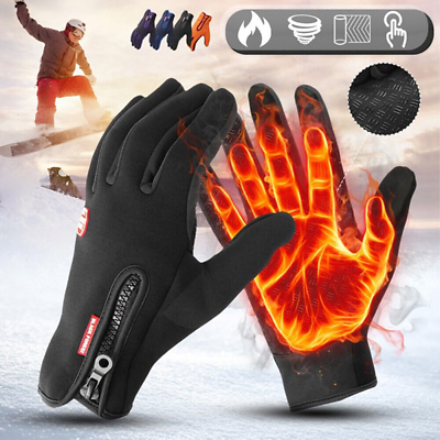 #ad Winter Warm Gloves Thermal Windproof Ski Gloves for Cold Weather Men Women $8.99