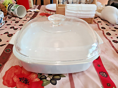 #ad Corning Ware MW A 10 Microwave Browning Skillet Casserole with Lid 10quot; $36.99