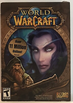 #ad World of Warcraft PC MAC Game DVD ROM by Blizzard Entertainment $4.97