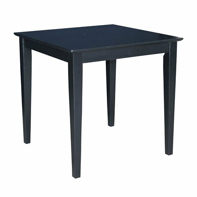 #ad Pemberly Row 30quot; Solid Wood Top Table in Black $258.20