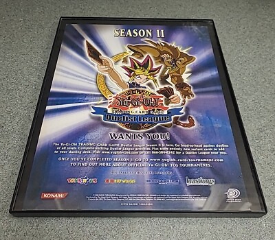 #ad Yu Gi Oh Season II Duelist League Konami Toys R Us Print Ad 2003 Framed 8.5x11 $19.99