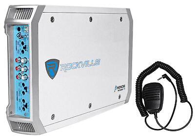#ad Rockville RXM F3 1600 Watt Marine Boat 4 Channel Amplifier AmpPA Microphone $119.95