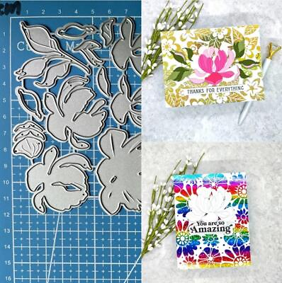 #ad Metal Cutting Dies Flower Scrapbooking Paper Card Crafts Mold Embossing Stencil AU $9.17
