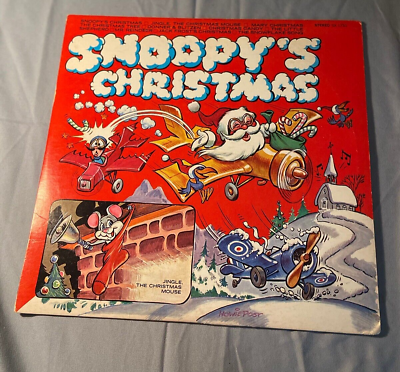 #ad SNOOPY#x27;S CHRISTMAS Jingle the Mouse Vinyl LP Record SX 1731 vintage $11.99