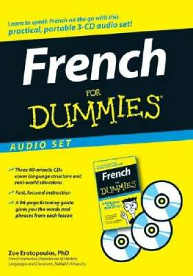 #ad French For Dummies Audio Set Audio CD By Erotopoulos VERY GOOD $5.75