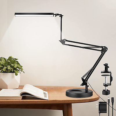 #ad LED Desk Lamp with Clamp and round Base Lamps Lighting Desk Lamps Office $68.45