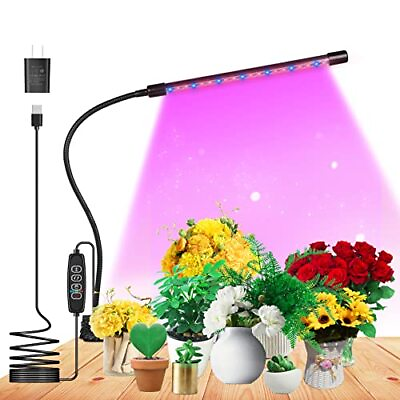 #ad Grow Light for Indoor Plant Growing LED Grow Light Single Heand 9 Dimmable Setti $15.48