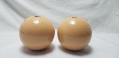 #ad Very Rare California Pottery Jaru MCM Round Ball Orb Candle Holders $185.00