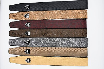 #ad Premium Embossed Vegan Leather Guitar Strap Stylish Comfortable and Durable $8.49