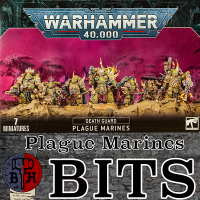 #ad Warhammer 40K Death Guard Plague Marine box set BITS Games Workshop $1.15