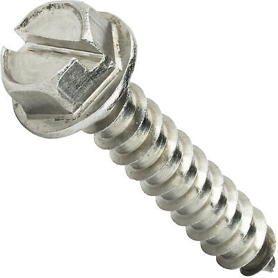 #ad #6 Hex Head Sheet Metal Screws Self Tapping Stainless Steel 18 8 All Lengths $434.24