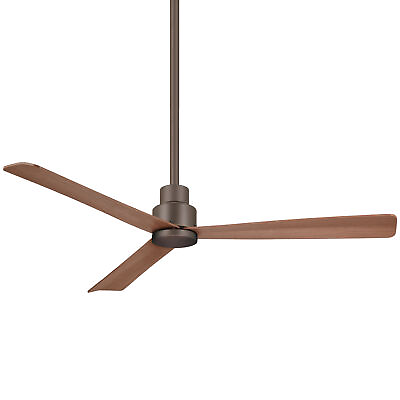 #ad Minka Aire Simple 52quot; Indoor Outdoor Ceiling Fan With Remote Oil Rubbed Bronze $389.95