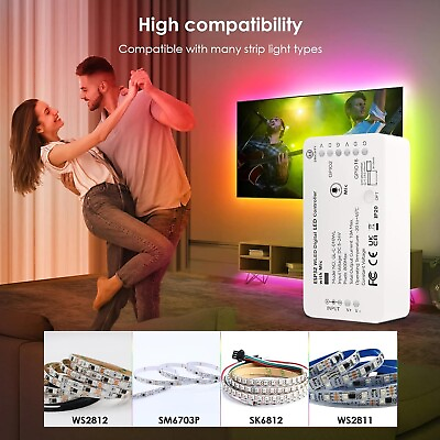 #ad WLED LED Light Strip Controller with Mic Addressable Controller RGB RGBW WS2812B $34.88