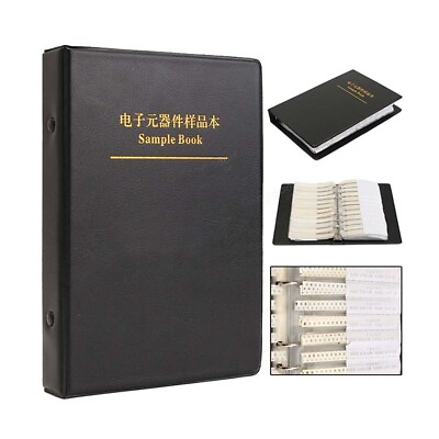 #ad 0201 0402 0603 0805 1206 SMD Resistors Capacitors Etc. Samples Book Assorted Kit $16.14