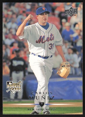 #ad 2008 Upper Deck Baseball Carlos Muniz RC #331 New York Mets $1.55