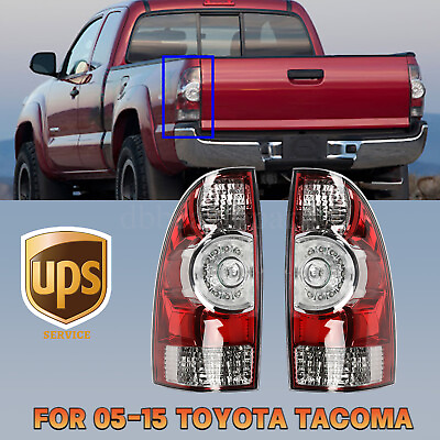 #ad Pair LED Tail Lights Brake Lamps Left amp; Right Fits for 2005 2015 Toyota Tacoma $47.49