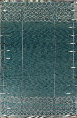 #ad Green Handmade Wool Moroccan Oriental Large Rug 10x14 Modern Living Room Carpet $1289.03